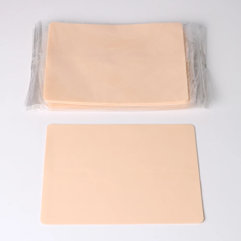 

5/10 шт. 3 мм Пустые тренировочные накладки для татуировок, искусственная кожа для рисования, прорисовки линий, бровей, перманентного макияжа, инструменты и аксессуары для тату