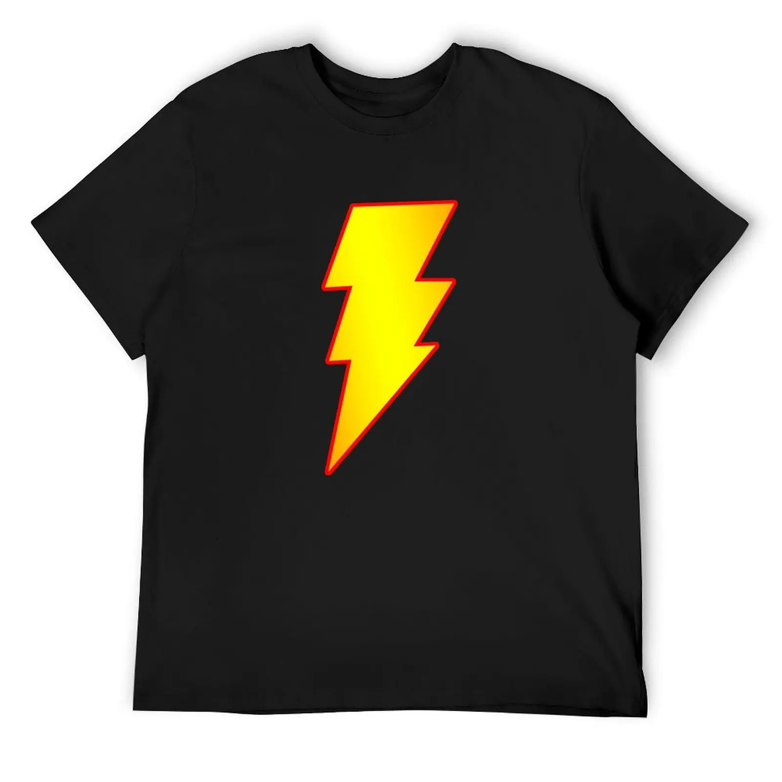 Shazam Logo T-Shirt vintage anime shirt customs graphic shirts quick drying black t shirts for men