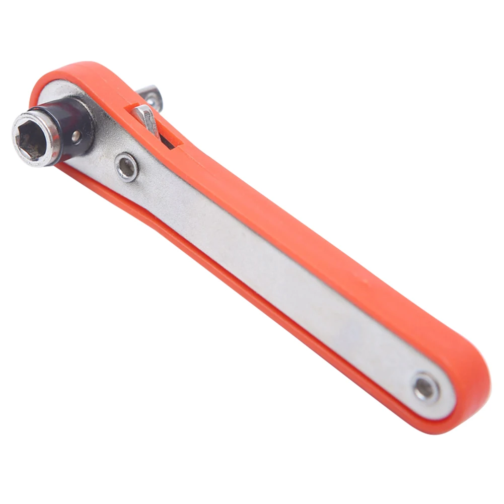 Mini Ratchet Wrench Two Way Socket Spanner 1/4 Hexagon Bidirectional Control for Screwdriver Drill Bits for Hand Tools