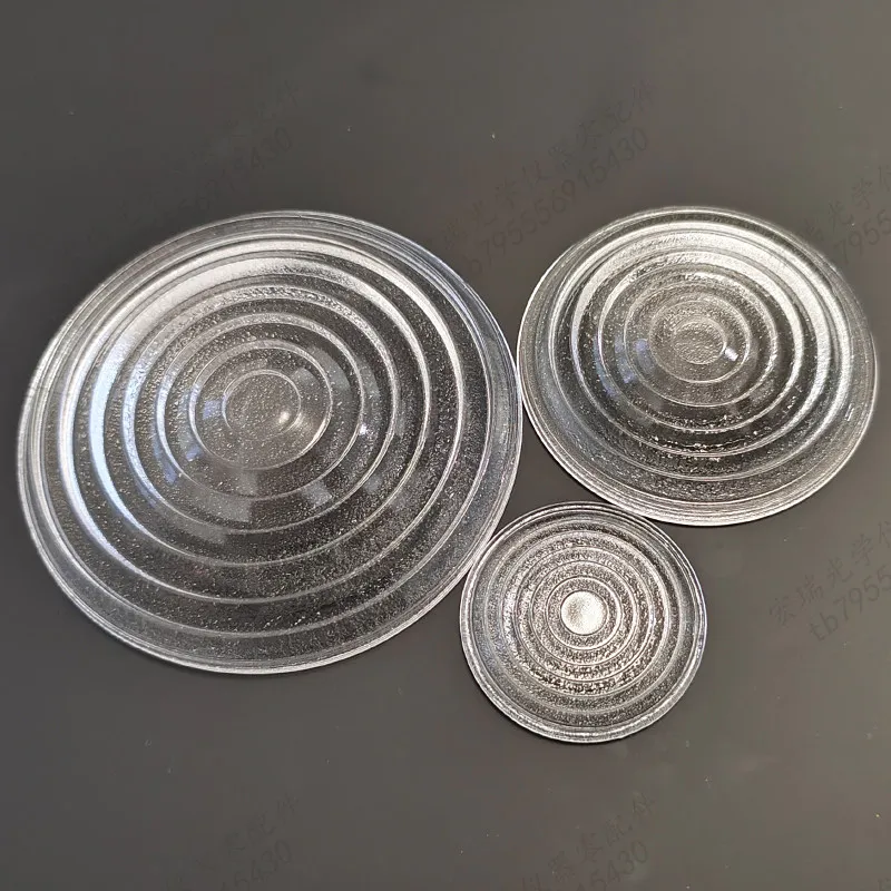 High-Borosilicate Glass Threaded Mirror Glass Fresnel Lens Dance Table Lamp Film and Television Condenser Lens Diameter 50-350Mm