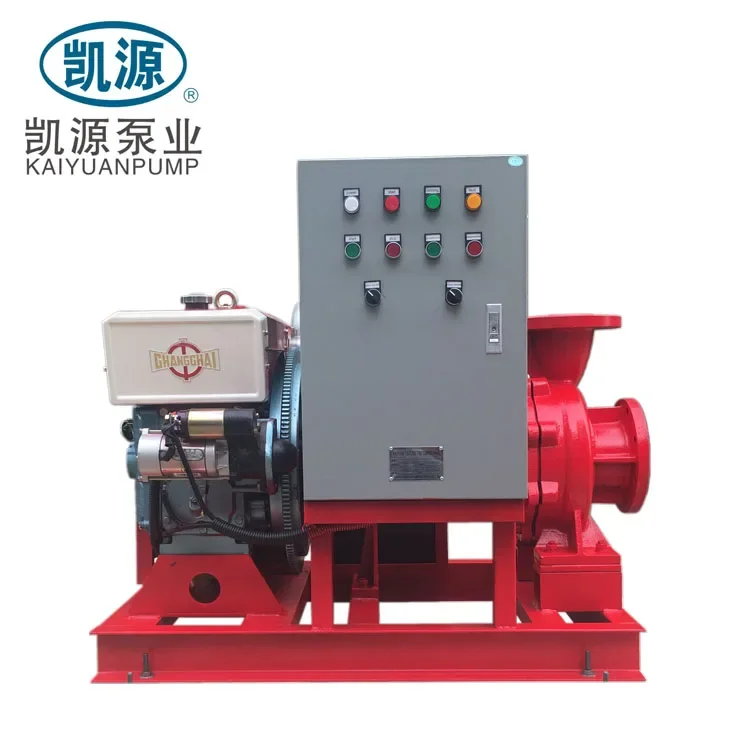 EDJ Series Skid Mounted Fire Pump System for Purity Water Fire Fighting 500GPM