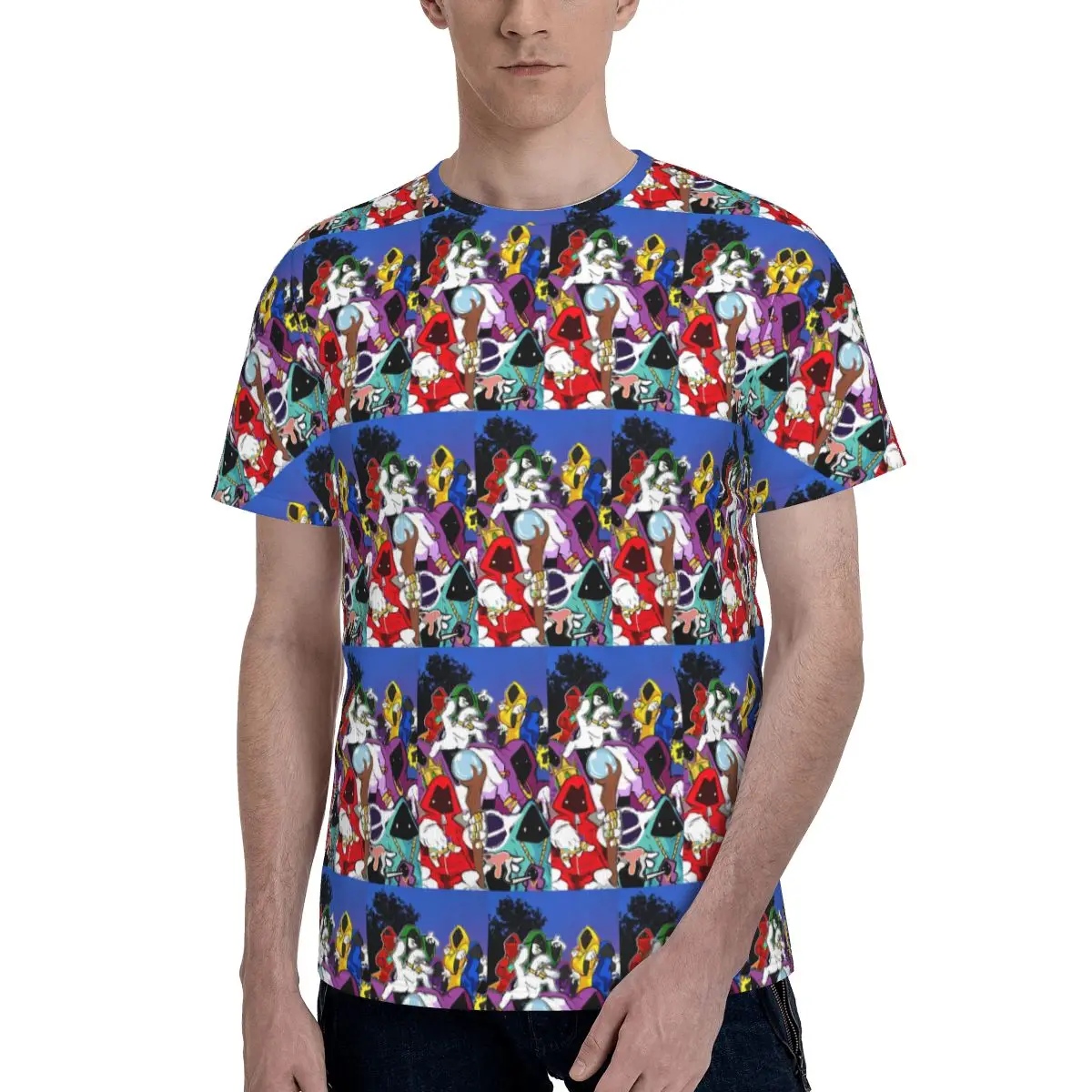 Shadow Wizard Money Gang We Love Casting Spells T-Shirt for Men Cotton T Shirts Men's Short Sleeve Round Neck Clothes Tops
