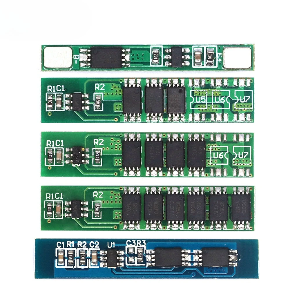 1S 3.7V 3A 4A 7.5A 10A 12A 16A 24A 3MOS 4MOS 6MOS li-ion BMS PCM battery protection board pcm for 18650 lithium ion li battery