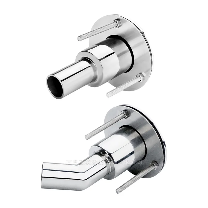 Straight Thru Hull Exhaust Skin 316 Stainless Steel Exhaust Tube Fitting Kit Fitting 24mm Tube Pipe for Diesel Parking Heater