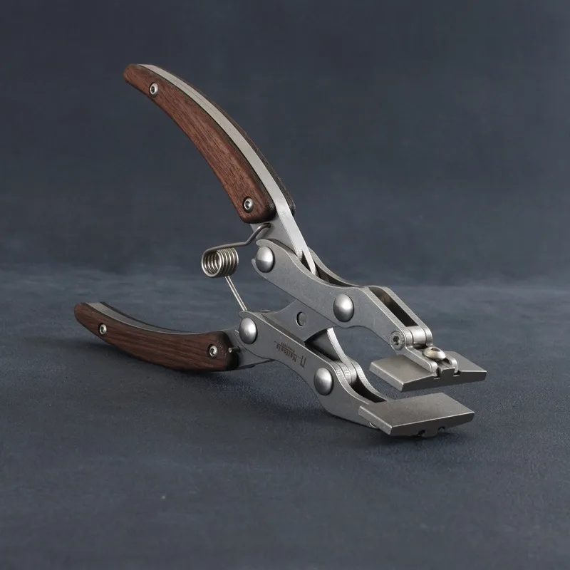 38mm Flat Jaw Parallel Plier 350g Leather Craft DIY Tool Even Pressure Handmade Clamp For Leatherworking