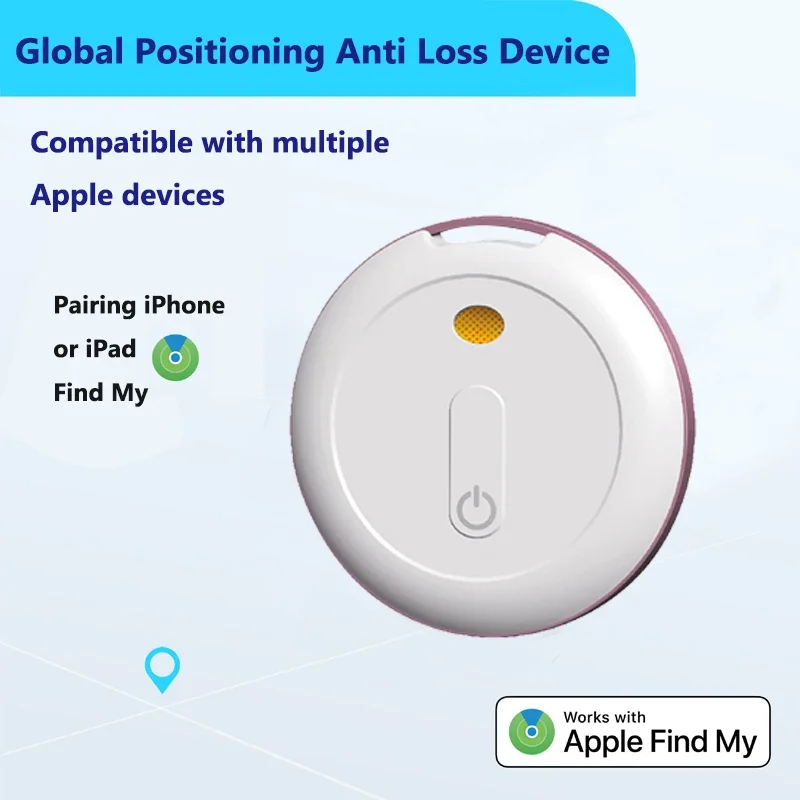Bluetooth Tracker for iOS iPad macOS compatible with Find My Device Item GPS Locator Global Position Pet Car Key Wallet Finder