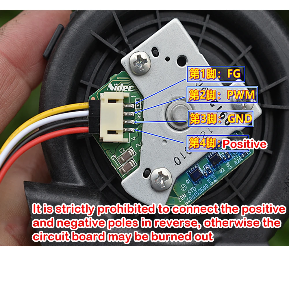 DC 5V-15V 12V 15000RPM Brushless Worm Gear Fan DC14.4V High Speed Sweeping Robot Vacuum Fan Built-in Driver Board Long Lifespan