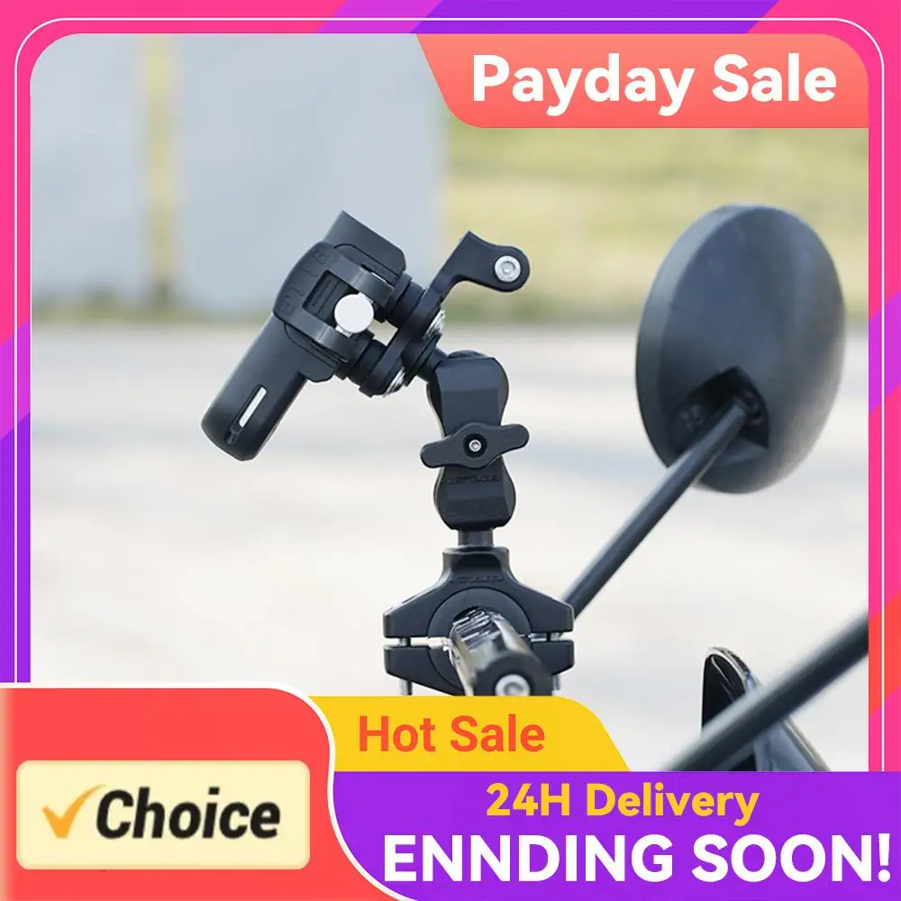 

Motorcycle Bike Phone Holder Mount Not Block Camera Handlebar Cell Phone Clamp Compatible with 4.7-7.2 Inch Phones