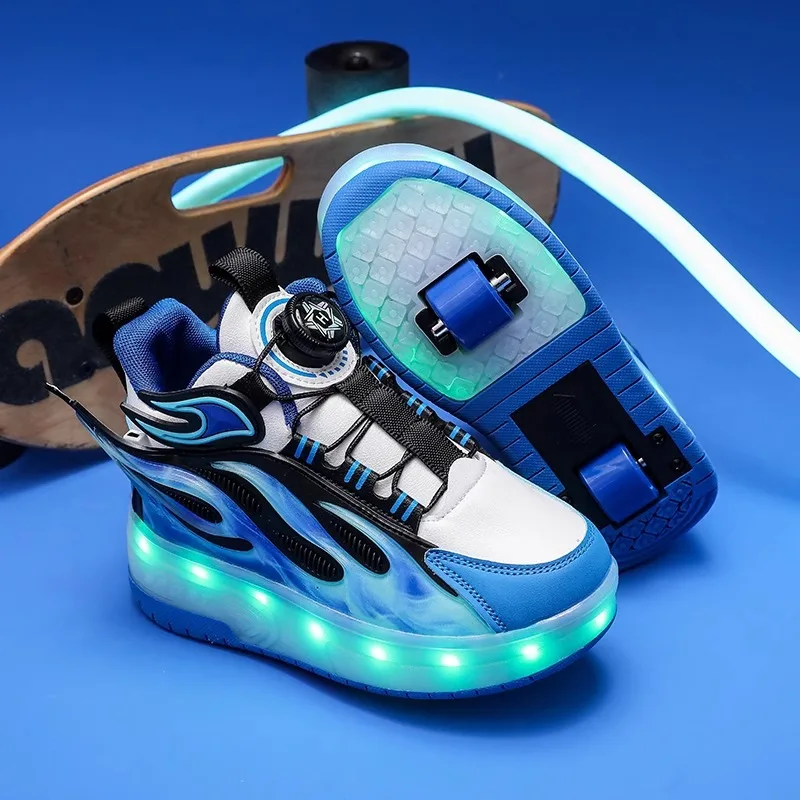 

Kids' New Heelys – Viral: Girls' 4-Wheel Roller Skates, Boys' 2-Wheel & Student Transformable Wheeled Shoes