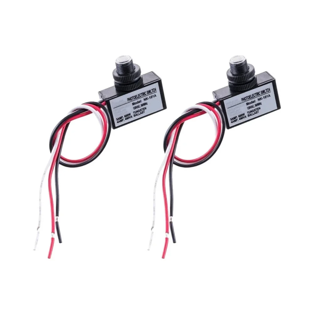 NK-101A Light Control Switch Photoelectric Switch Photocell Dusk To Dawn Sensor LED Lamp Light Control Switch Accessories