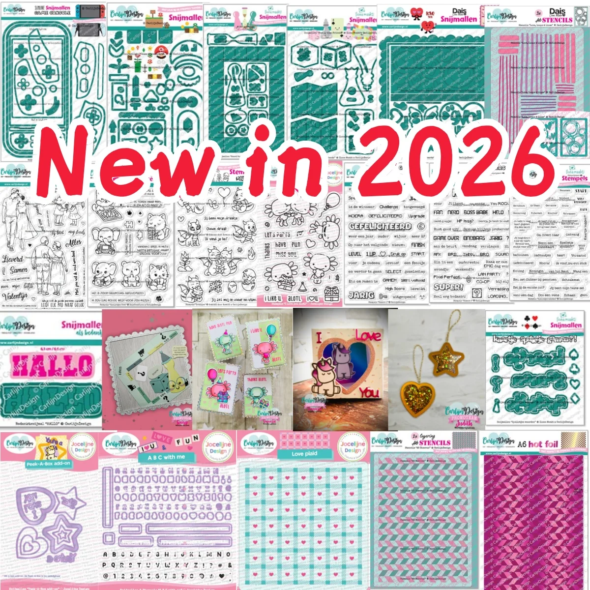 

Box Hearts Animal Metal Cutting Dies Love Plaid Stencil Clear Stamps Hot Foil For DIY Making Card Scrapbook Valentines Day 2026