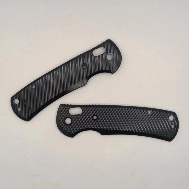 Imagem -02 - Black Aluminum Alloy Twil Handle Escalas para Benchmade Griptilian 550 551 Par