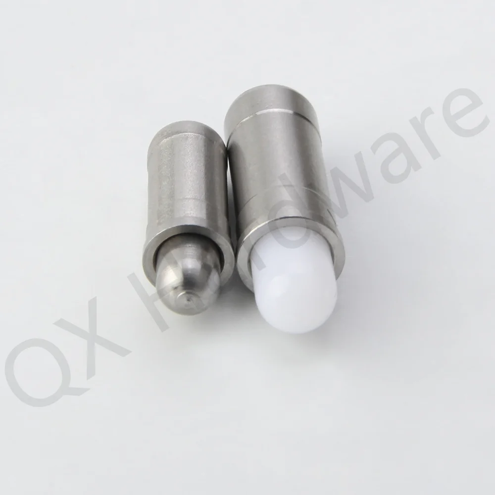 Q​X532 Dia:4mm~10mm Good Quality Spring Loaded Plunger Stainless Steel Body Nylon/Stainless Steel Pin Spring Locating Plunger