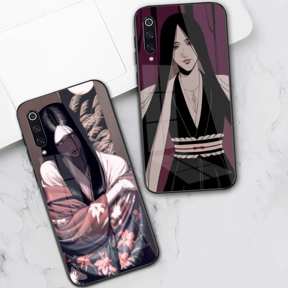 Bleach Unohana Mobile Cell Phone Case for Xiaomi 13 12 11T 10 9 Lite Redmi Note 12 11 10 10S Pro 9 9A 8 PC Glass Cover Funda