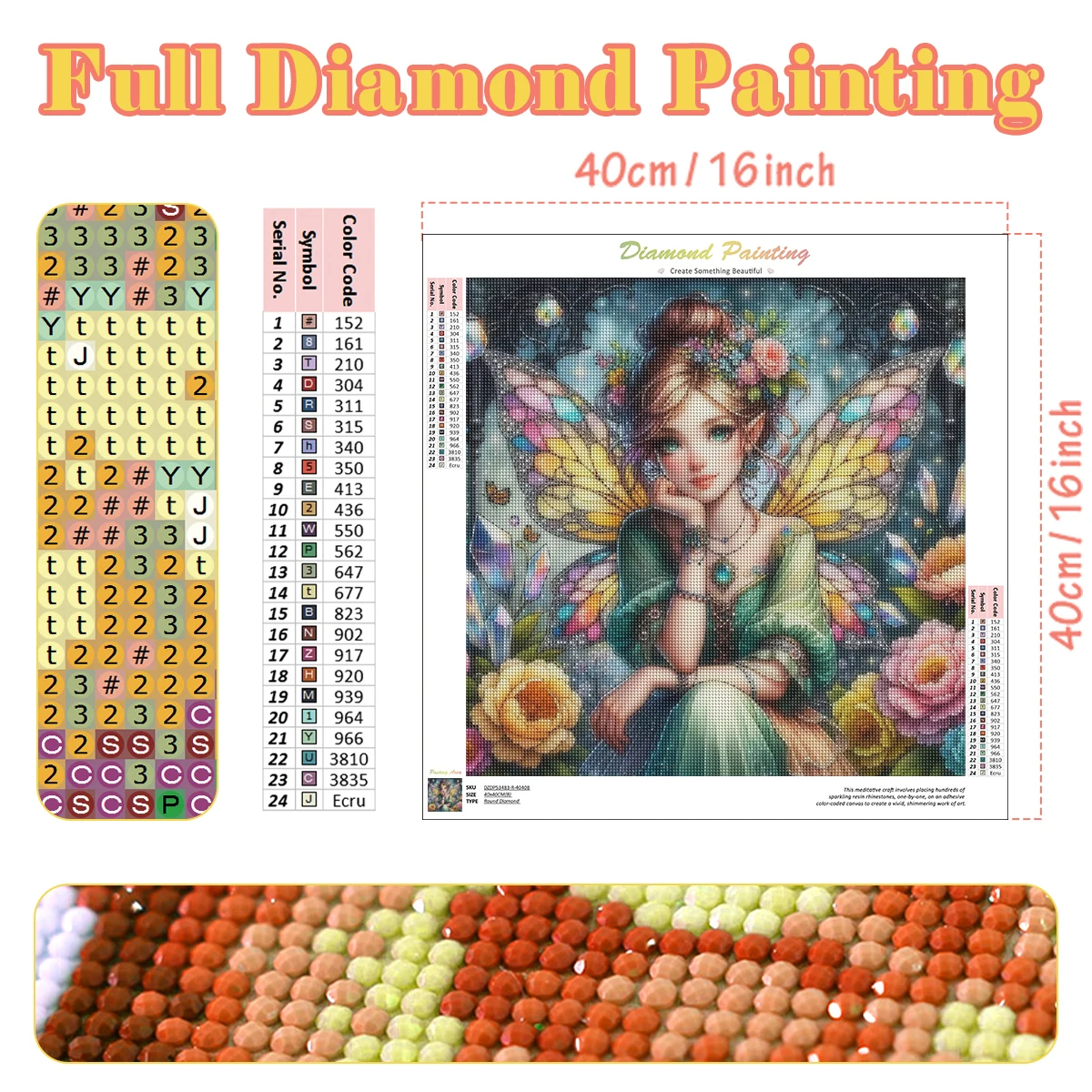 RUOPOTY 5d Diy Diamond Embroidery Butterfly Woman Kit Painting Full Round Square Diamond Unique Gift Room Decor