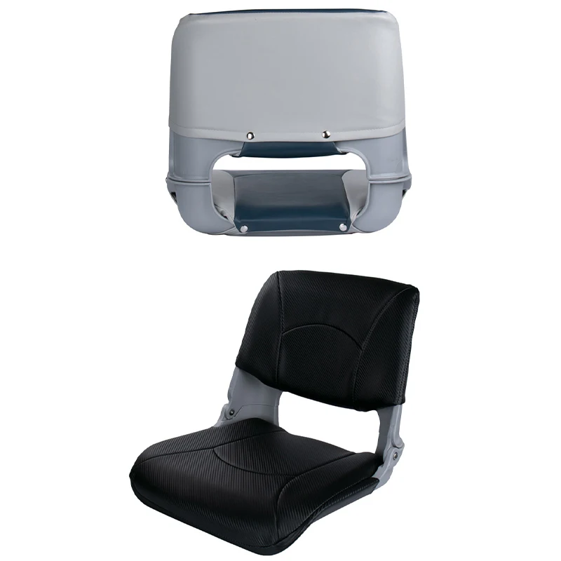 Asientos marinos azules, grises y negros, silla plegable impermeable y resistente al sol para accesorios de yates y barcos