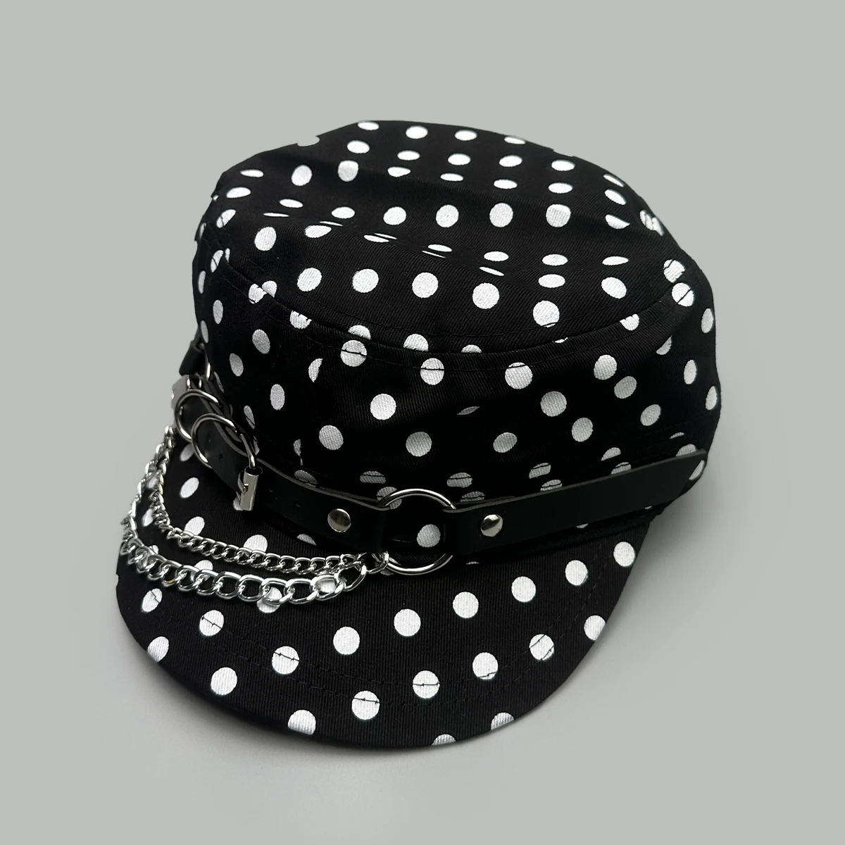 Color Block Embroidered Letters Rose Baseball Hats New Men Women Sunshade Street Versatile Polka Dot Fashion Niche Peaked Caps