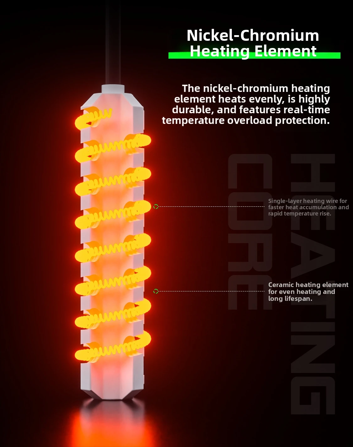 Heating Unit HT958 Heating Unit LED Real-time Display Up To 500C Temperature Fan Air Stream Structure Uniform Heat Distribution
