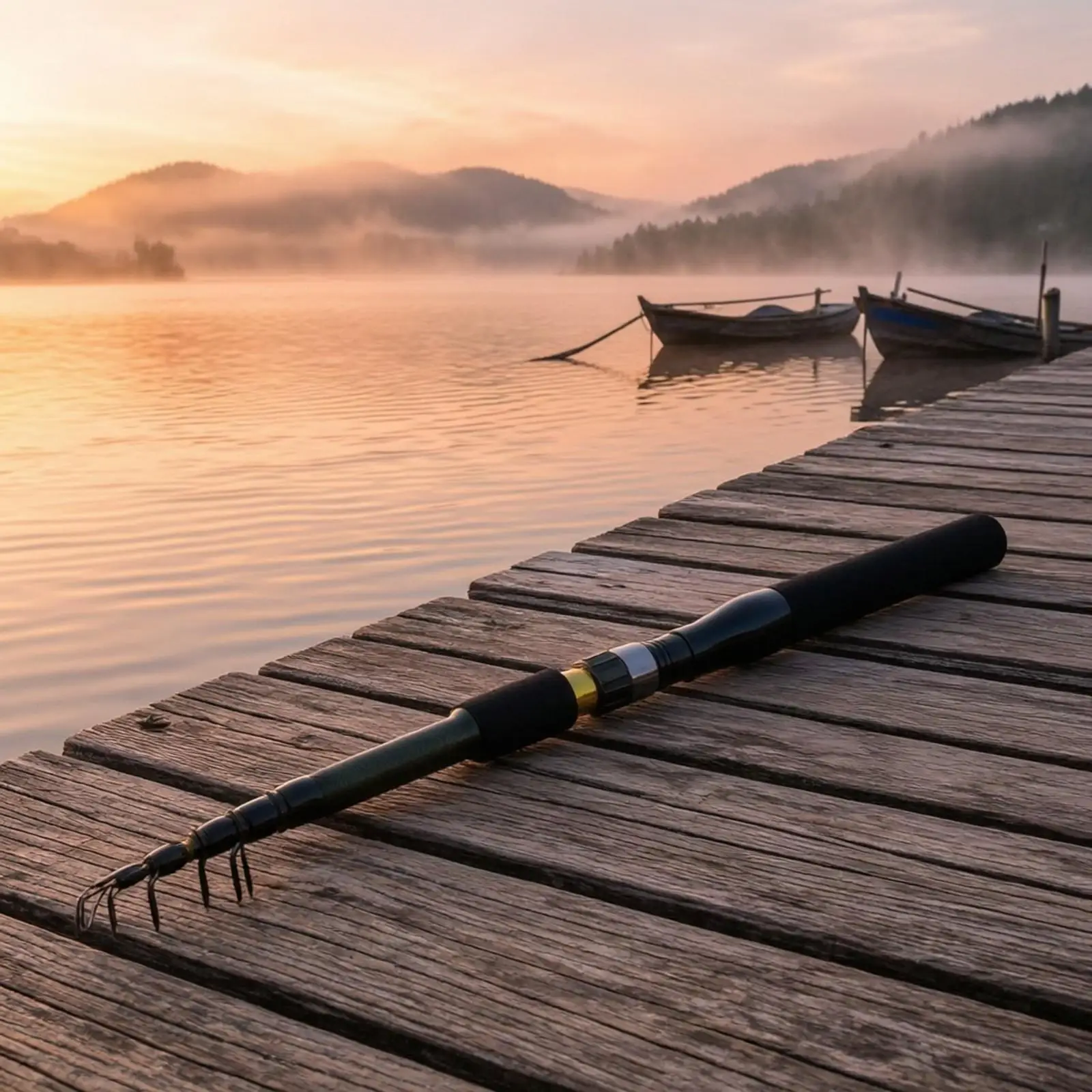 Professional Grade Carbon Fiber Fishing Rod with Responsive Feel for Extended Open Water Fishing Trips
