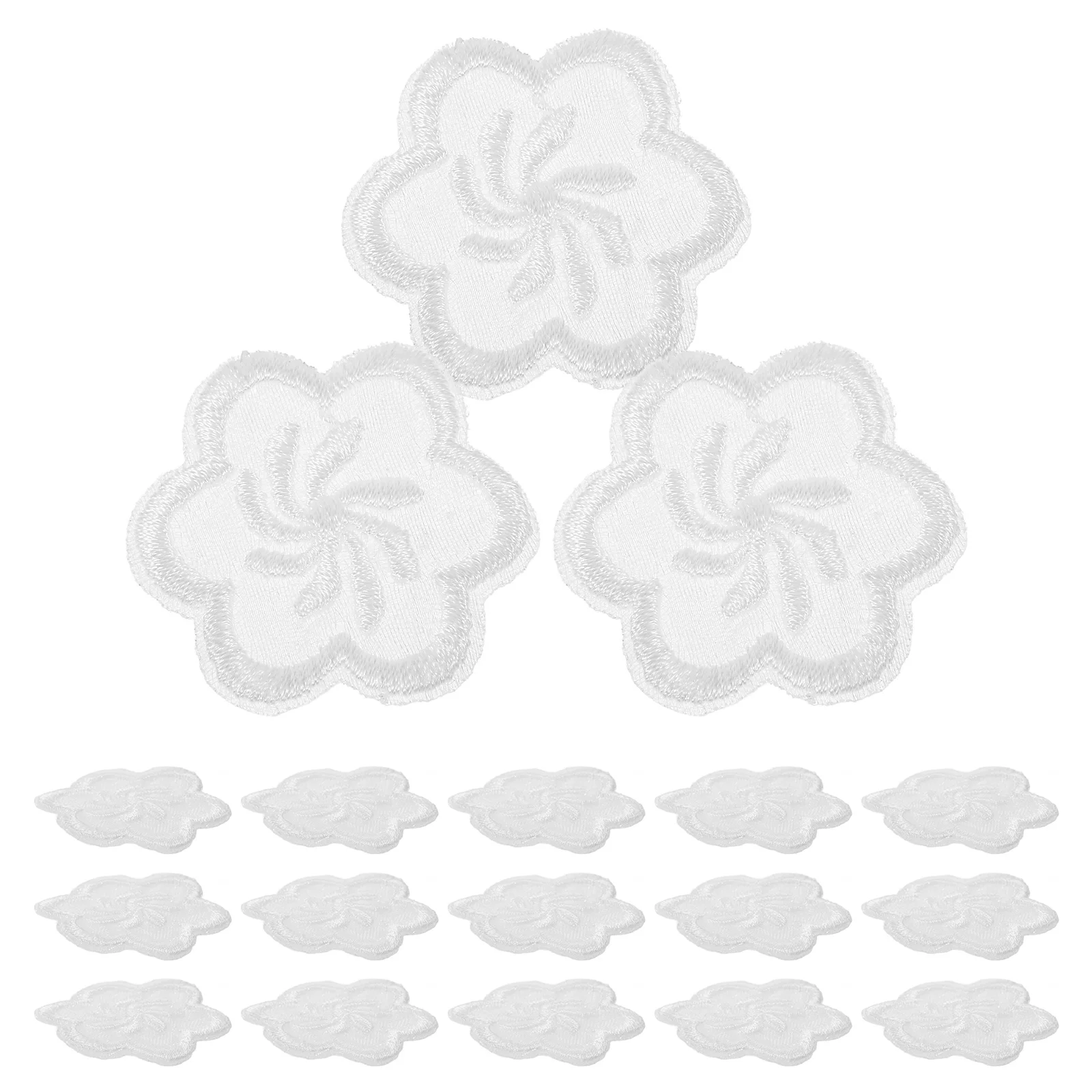 

20pcs Cloth for Clothing Repair Decorative Fabric Applique Flower Sewing Patches Coats Jackets Cushions DIY Decor Repair