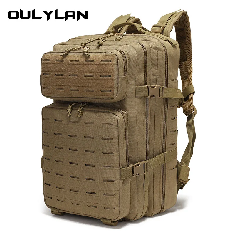 Multifunctional Portable Backpack Waterproof Travel Bag Sports Backpacks Man Women Tactic Hollow out design Expand Business Trip