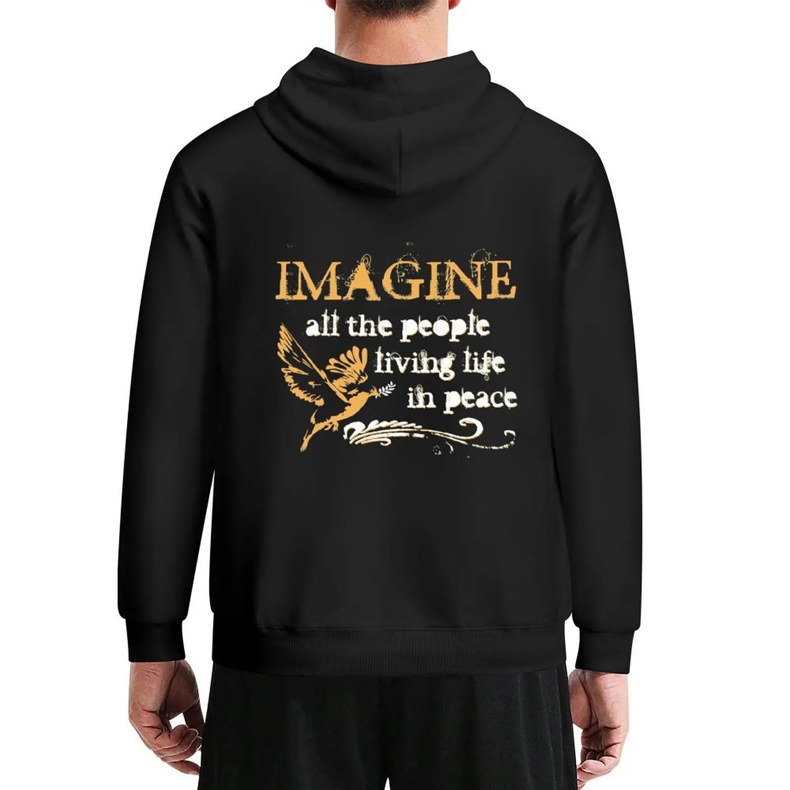 

Imagine Hoodie japanese style men's winter sweater men wear mens clothing mens hoodies