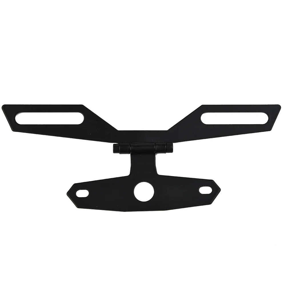 

Aluminum Alloy License Plate Holder Black Fender Eliminator Folding For ATV Tail Light Holder Replacement Part