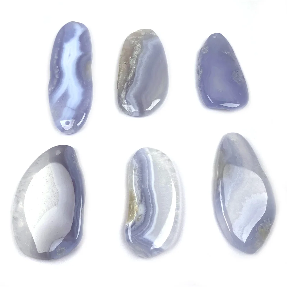 Natural Stone Irregular Purple Agates Pendant Necklace Charms Pendant for Jewelry Making DIY Necklace Size 20x45mm-30x50mm