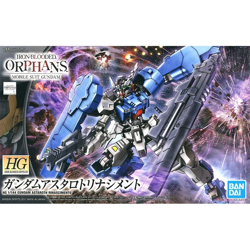 

Bandai Anime MOBILE SUIT Gundam IRON-BLOODED ORPHANS Model Kit HG IBO ASW-G-29 Astaroth Rinascimento Gunpla Action Figure Toys