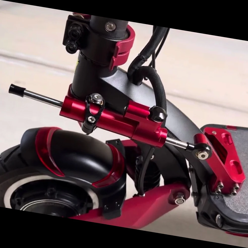 Zero 10X Electric Scooter Steering Damper Bracket Front Wheel Shock Absorber Stabilizer Modification Bracket Accessories