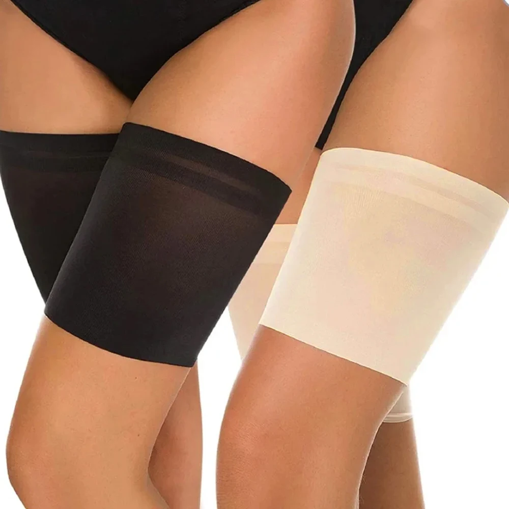 1 Pair Compression Thigh Sleeve - Support Brace for Hamstring, Runner's Pain, Quad Strains - Men and Women's Leg Relief