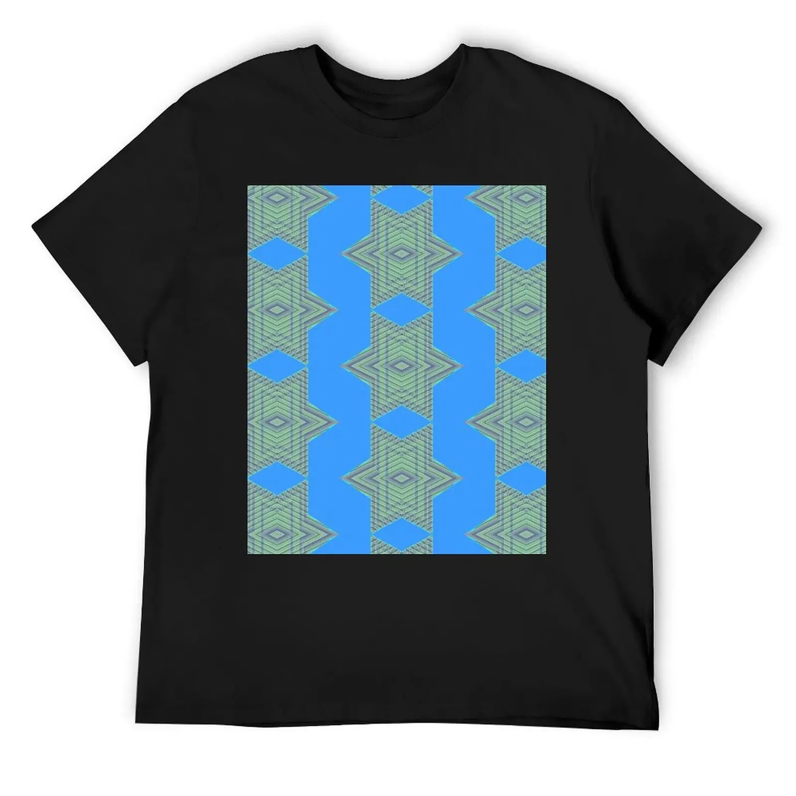 Colorful hexagon mandala star designs #2 T-Shirt blanks summer clothes oversized t shirts for men