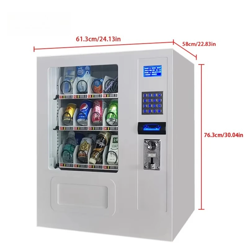 15 Selections  Snack and Drink   Hairpiece Eyelash  Condom Combo  Customized   Vending Machine