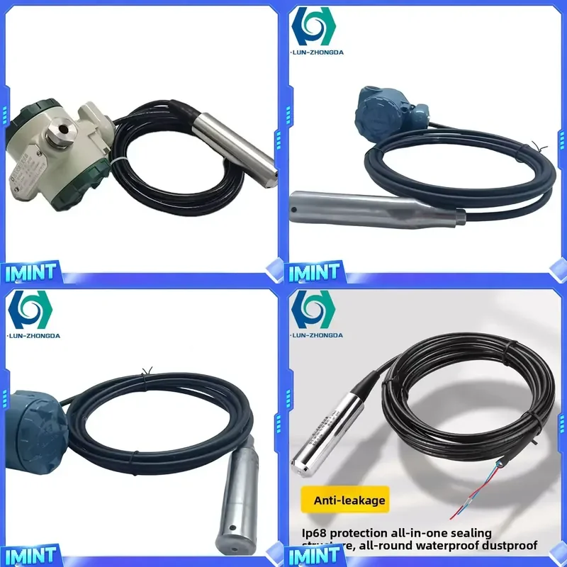 Ultra-Durable Hydrostatic Level Sensor for Harsh Environments, 316SS, -20~70°C Water Tank Level Sensor Piezometer