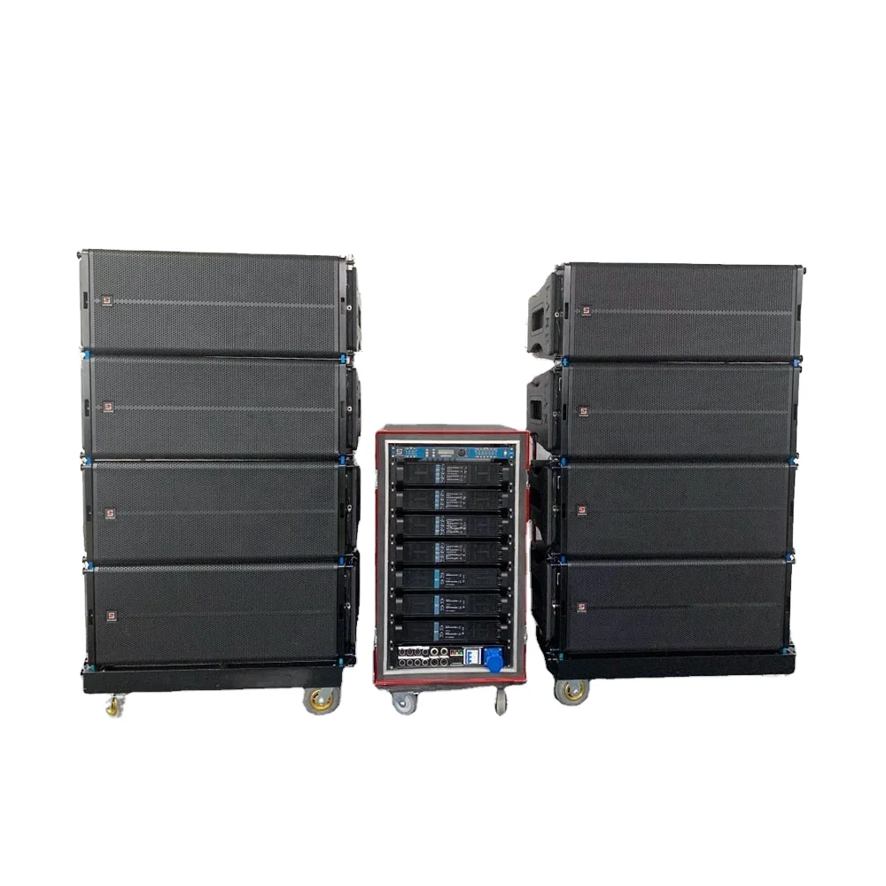 

LA-6 Double 12 Inch Line Array Speaker System Active Sound System for Outdoor Concert pa Speaker Professional Audio