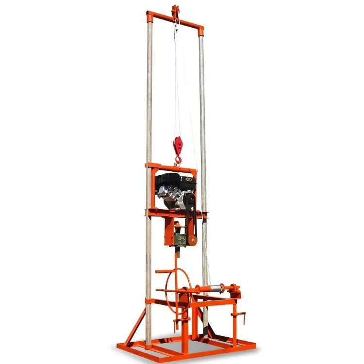 تخصيص معدات الحفر بعمق 60-80 متر 70-220 مللي متر قطر عالية الكفاءة جهاز حفر آبار المياه #2