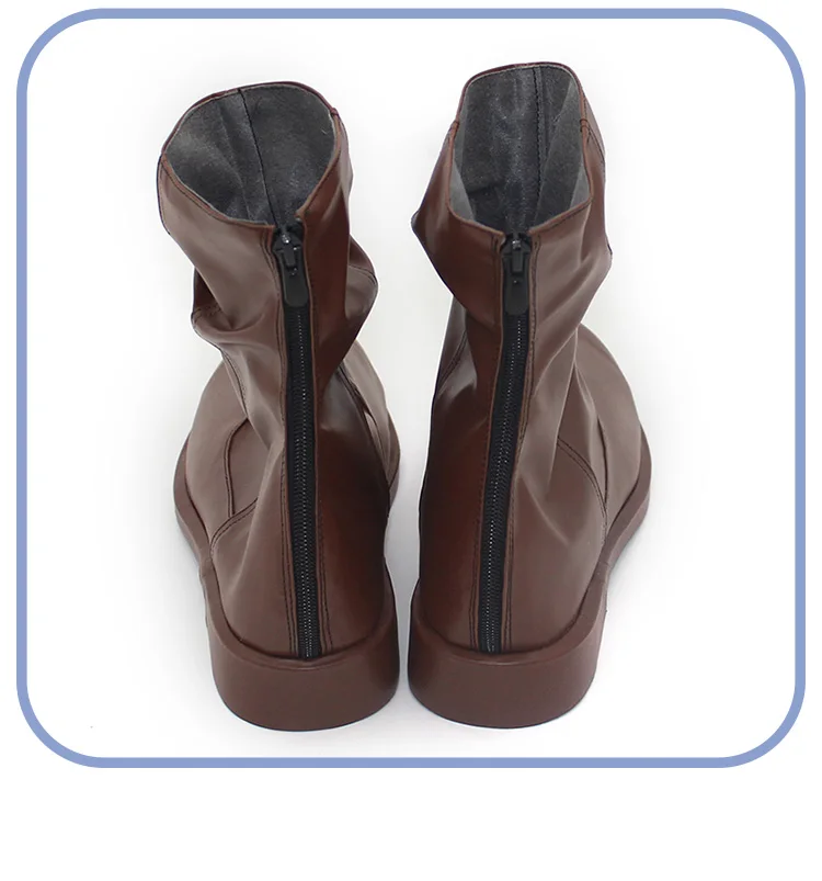 Obi Wan Cosplay Jedi Sapatos Botas Sapatos de Festa de Carnaval de Halloween