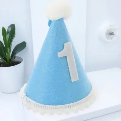 

First Birthday Hat Suitable Size Stylish Simple Design 1st Birthday Party Decoration Photo Prop Party Hats