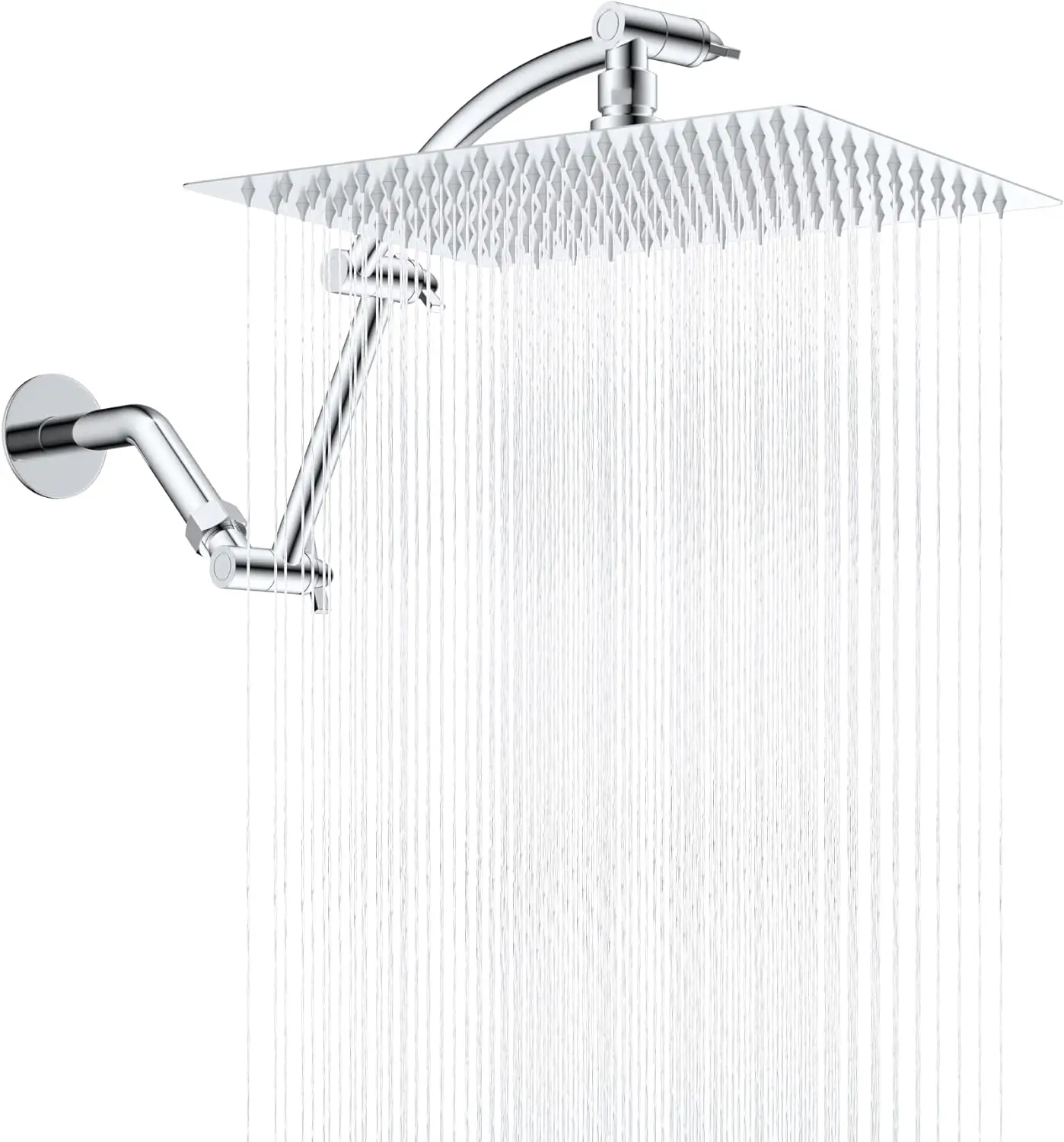 12'' High Pressure Rainfall Shower Head with 16