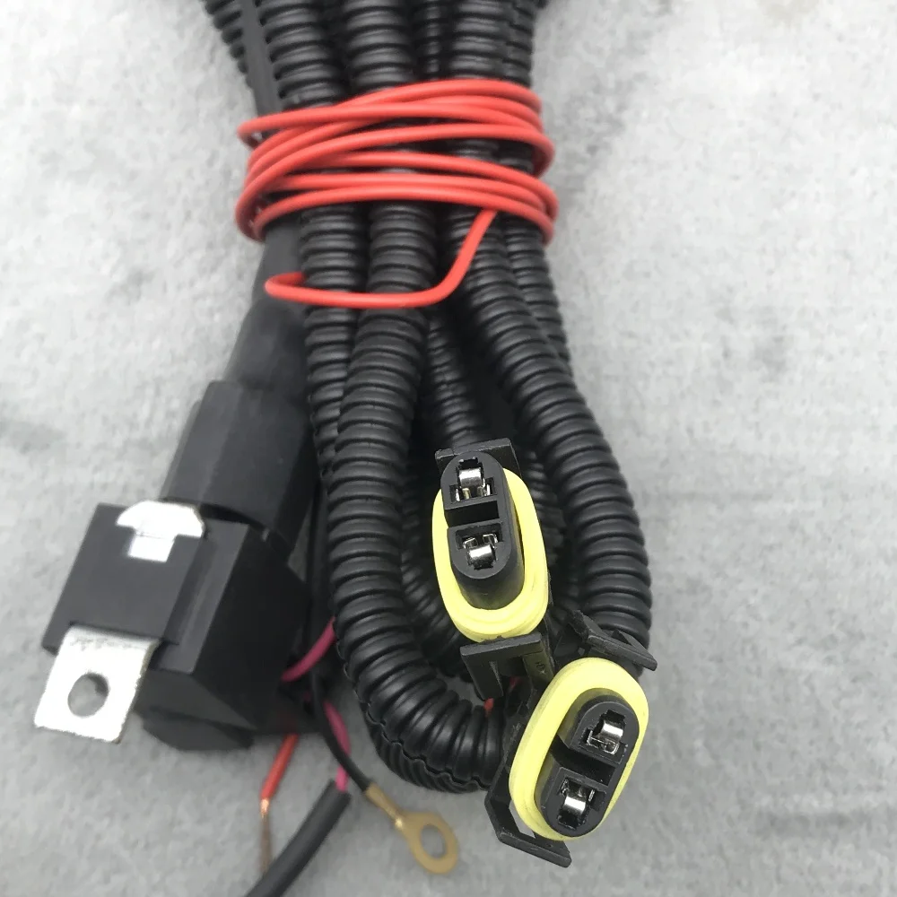 For VW New Polo Golf Jetta MK5 MK6 Skoda Octavia Fog Light Lamp Wires Harness Cable With Fuse Car Accessories - view 5