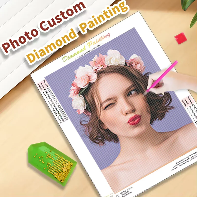 

DIY алмазная живопись фото на заказ полная квадратная/круглая дрель вышивка крестиком Алмазная вышивка горный хрусталь изображения подарок «сделай сам»