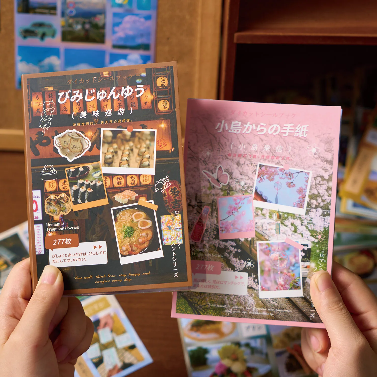 

Romantic Fragments Series Sticker Book A6 Size Cut Film DIY Journal Decorative Stickers Japenese Vintage Style Scrapbook For Kid