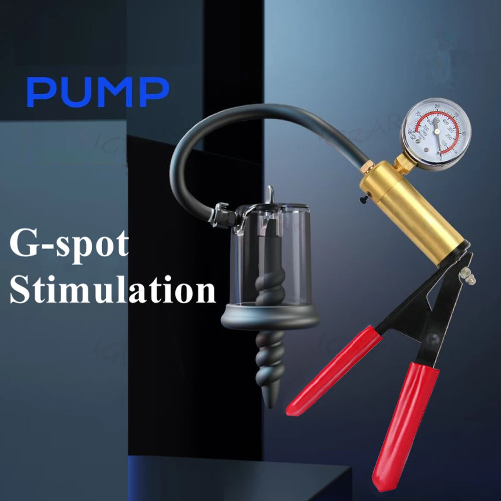 PRO Manual Vacuum Anal Pump Anus Dilator Stimulator Butt Plug Penis Pump Anal Plug Sex Toys For Man Women Vagina Sucking Adult