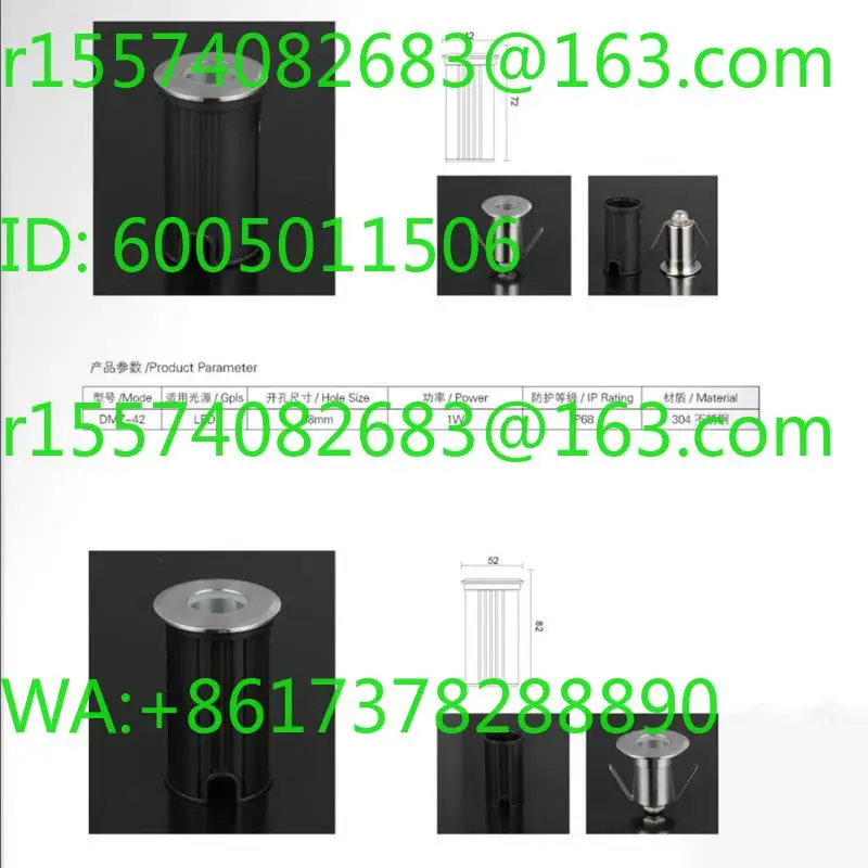 Stainless steel star buried light breathing star light waterproof spotlight 1W3W12V24V outdoor embedded underwater