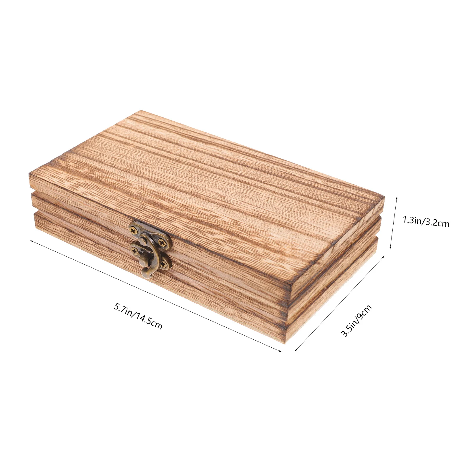Boîte de rangement en bois avec couvercle, pour bijoux, montres, lunettes, artisanat, souvenirs, bibelots, étui de rangement, boîte compacte pour articles divers