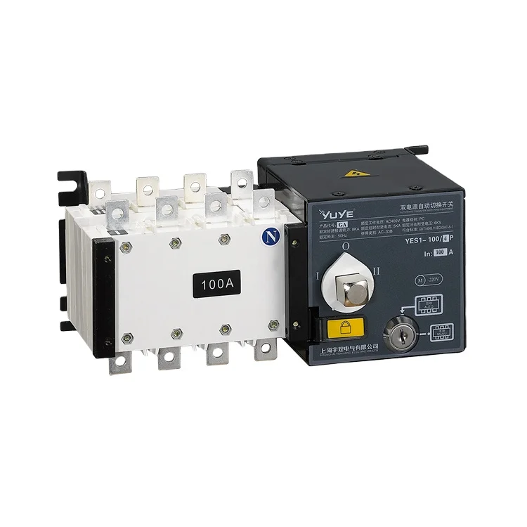 

YES1-GA Series 20A~3200A For Generator Single Phase 3 Phase Automatic Changeover Switch