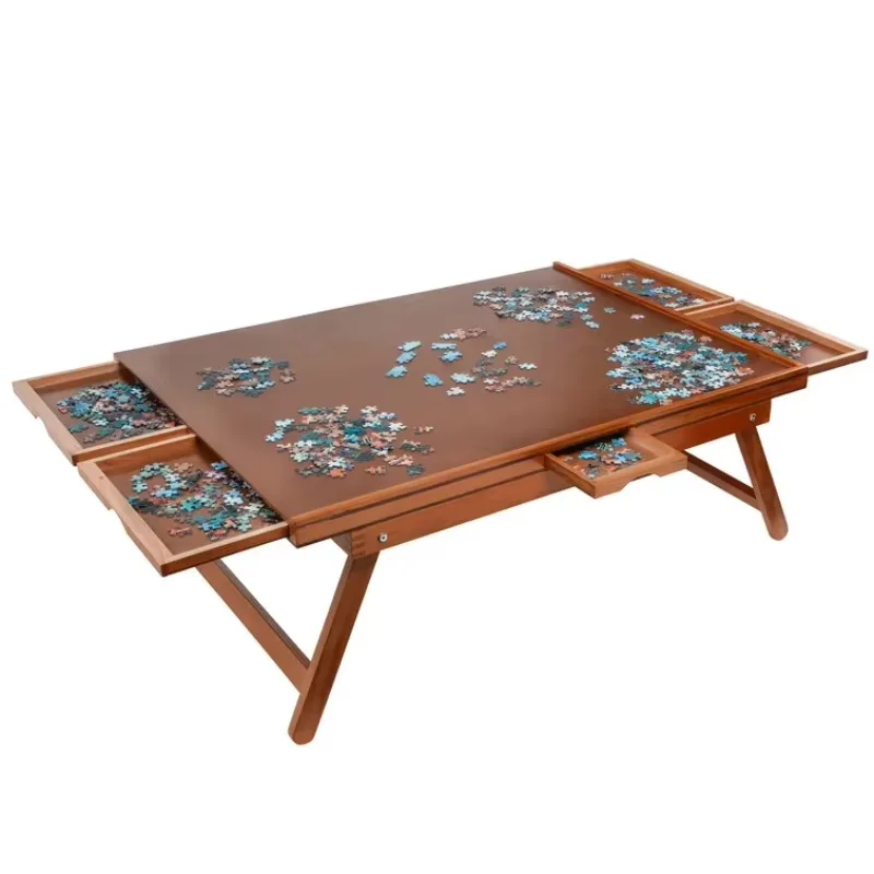 Puzzle board 27 x 35 wooden puzzle table legs