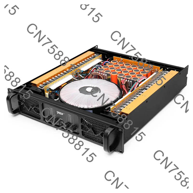 High Power Audio System Professional Sound Amplifier，Hot Sale New 2U 4 * 1000W 4-Channel Power Amplifier Class H Stereo Output