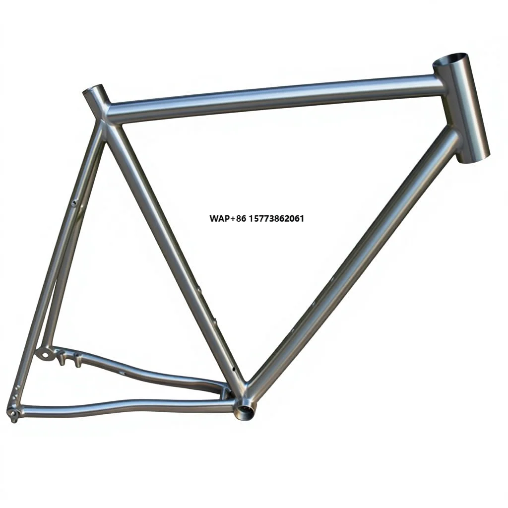 

Titanium Road Bike Frames with Disc Brake Ti Touring Bike Frames 700C Ti Road Bike Frames Thru Axle Dropout