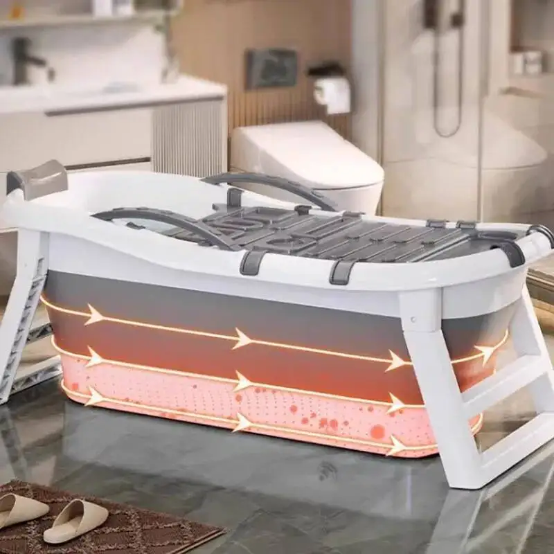 

Sit Children Portable Bathtubs Large Anti Slip Portable Folding Bathtub Adults Hot Tub Jaccuzzi Baignoire Adulde Furniture